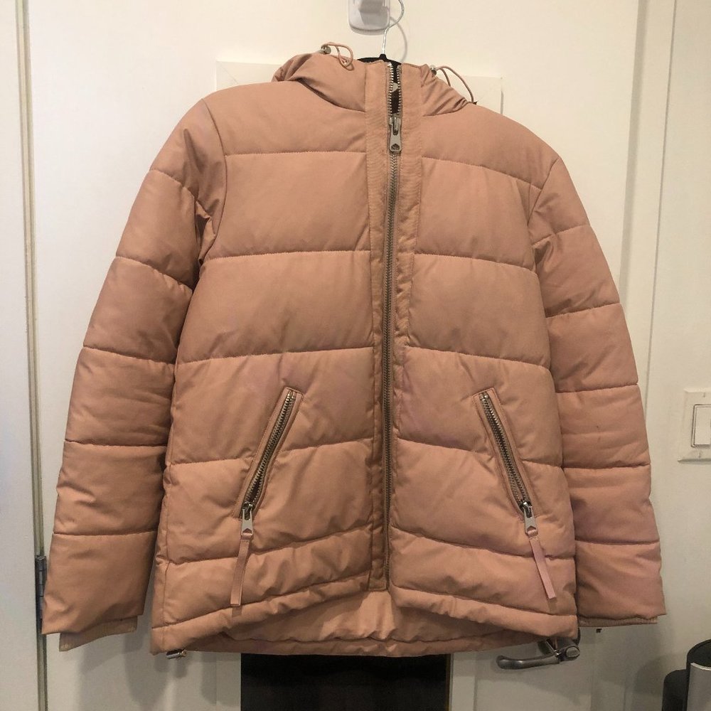 Light Pink Puffer Coat